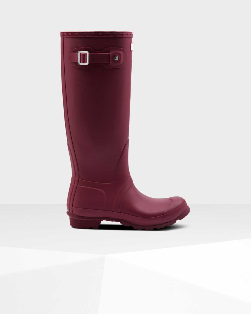 Botas De Agua Mujer - Hunter Original Tall Burdeos/Rojas - PXSEMB-357 - Burdeos/Rojas